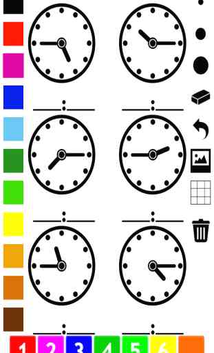 A Clock Coloring Book for Children: Learn to Read the Time of your Watch 3