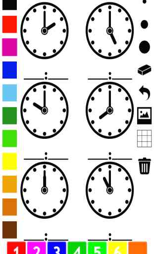 A Clock Coloring Book for Children: Learn to Read the Time of your Watch 4