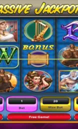 A Greek Gods Slot Machines - Zeus Mount Olympus Odyssey Casino Slots 2
