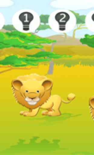 Animals! Safari animal learning game for children from age 2: Hear, listen and learn about the wilderness 1
