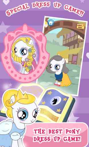 “Princess Pony Dress Up For Equestria Girls” : My Little Pets Friendship Rock salon and Make-Up Ever Game 1