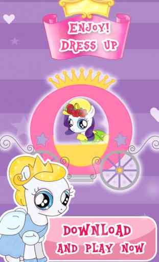 “Princess Pony Dress Up For Equestria Girls” : My Little Pets Friendship Rock salon and Make-Up Ever Game 4