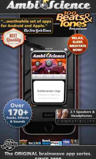 100 Binaural Beats and Tones! Premium*| AmbiScience™ 1