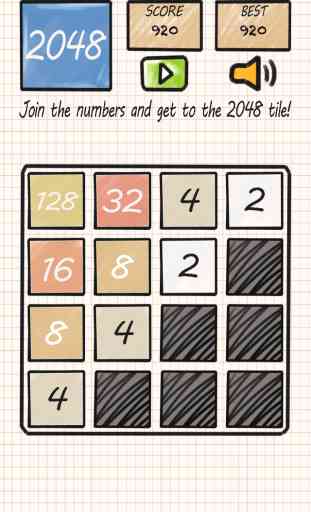 2048 - Number puzzle Doodle Style 1