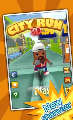 3D City Run-The world's most classic Parkour game 1