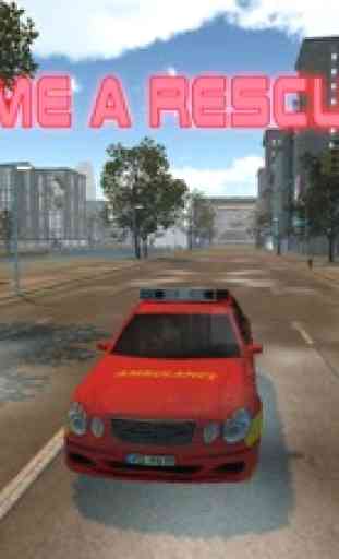 3D Rescue City Ambulance Parking Simulator 3