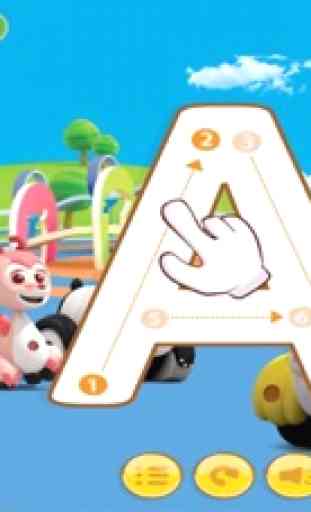 ABC Alphabet tracing game for 2 year old baby 1