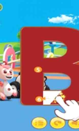 ABC Alphabet tracing game for 2 year old baby 2
