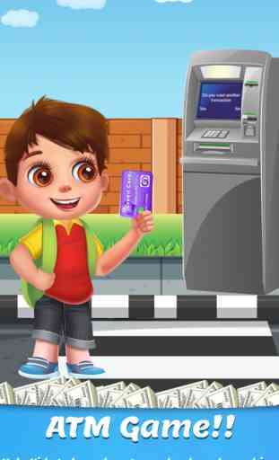 Bank ATM Simulator - Kids Money & Cash Register 1