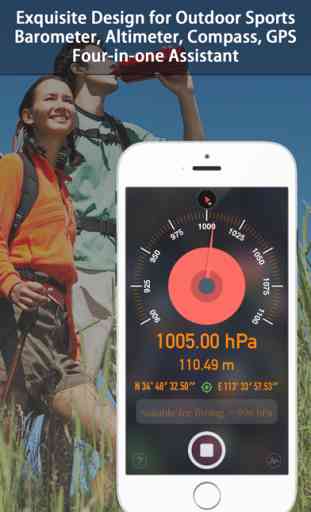 Barometer & Altimeter - for outdoor sports,fishing 1