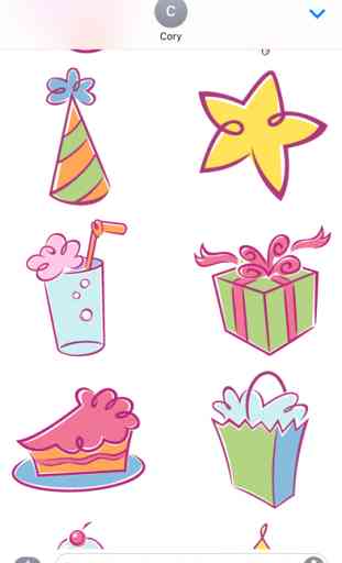Birthday Design Sticker Pack 2