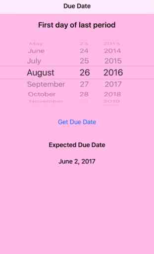 Due Date Calculator - Pregnancy Calendar Tracker 3