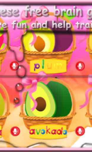 Fruit Vocab & Paint Game 2 - Artstudio for kids 2