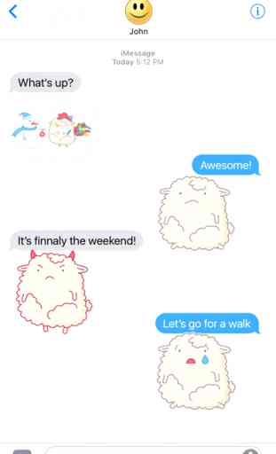 Funny and Fluffy Sheep Stickers 3