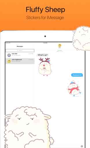 Funny and Fluffy Sheep Stickers 4