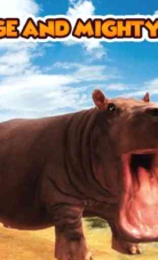 Hippo Wild Life Survival Simulator 3D 1