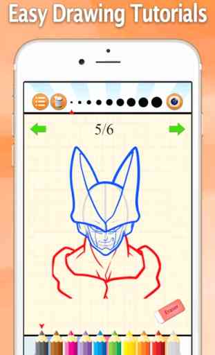 How to Draw for Dragon Ball Z Drawing and Coloring 3