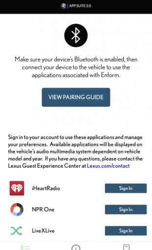 Lexus Enform App Suite 2.0 2