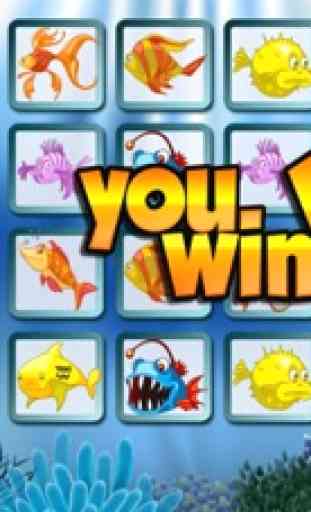 Matching Sea Fish : Memory games match game 2