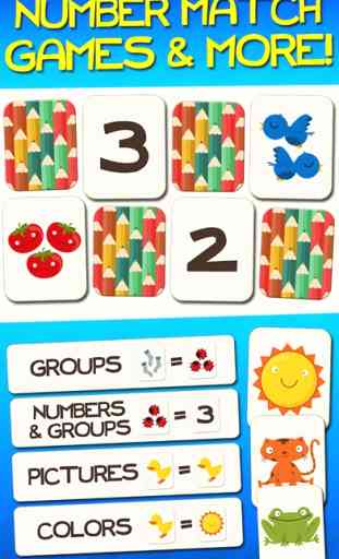 Number Games Match Game Free Games for Kids Math 1