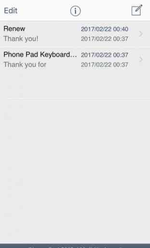 Phone Pad SMS / Mail Keyboard 3