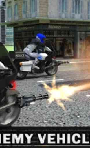Police Bike Crime Patrol Chase 3D Gun Shooter Game 3