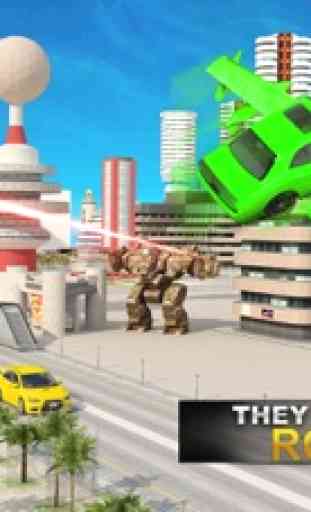 Real Robot Fighting VS Flying Car Games 1