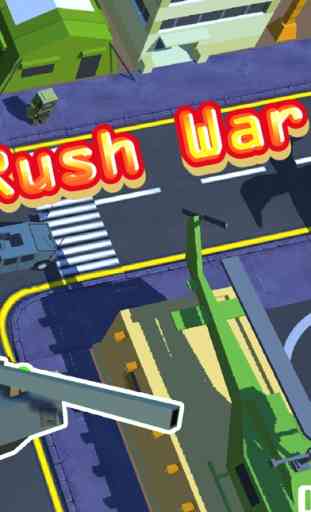Rush War Traffic - Crossy Car City 2