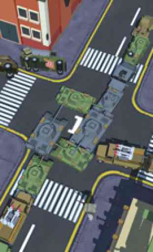 Rush War Traffic - Crossy Car City 3