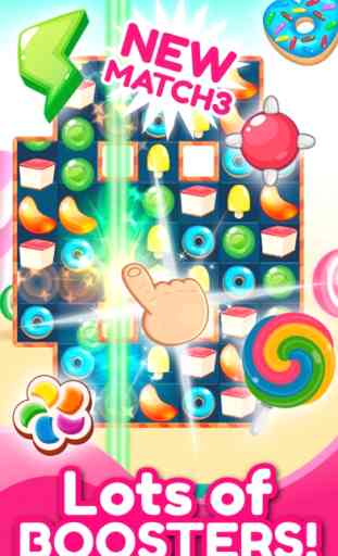 Sweet and Delicious World - Blast Juicy Candies 3