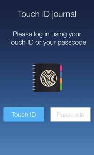 Touch ID journal 1