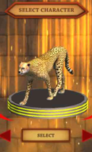 Wild Cheetah Simulator Game - Animals Survival 3d 2