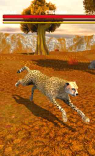 Wild Cheetah Simulator Game - Animals Survival 3d 3