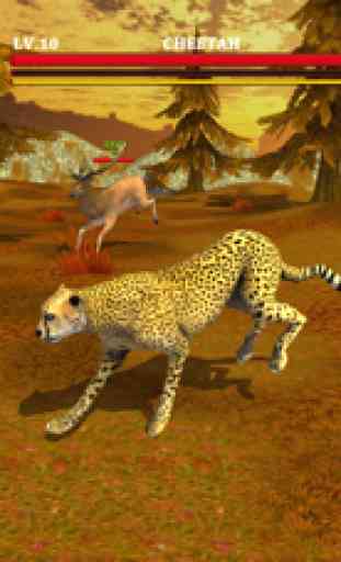 Wild Cheetah Simulator Game - Animals Survival 3d 4