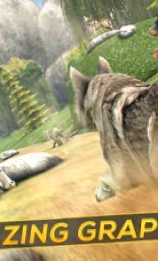 Wolf Simulator 2017 . Wolves Running Game vs Dogs 2