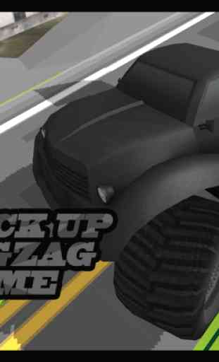 3D Zig-Zag  Offroad Racer -  Escape Asphalt Car with Fast Run Lane 4