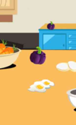 A Kitchen Learning Game for Children: Learn and Play with Cooking 3