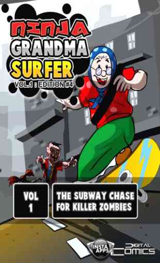 A Ninja Grandma Surfer Run- The Subway Shakedown Race Against Killer Zombies in Harlem! 1