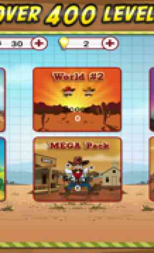A Pop-pit Cowboy Hero Under Siege: Tap Face 2 Explode Bomb (A Free Puzzle Game) 2