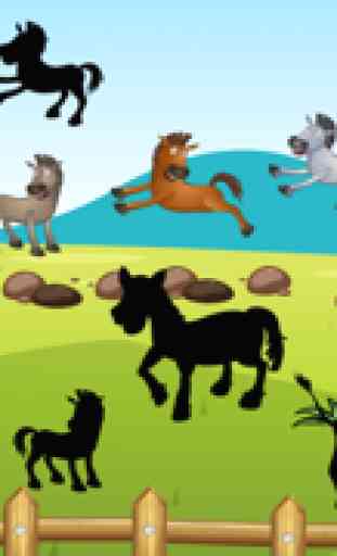 Active Horse Game for Children Age 2-5: Learn for kindergarten, preschool or nursery school with horses 4