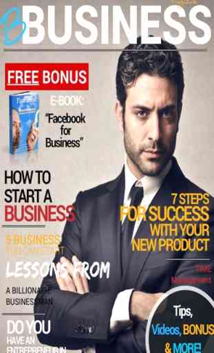 'BBUSINESS: Magazine about how to Start your own Business with New ideas and other Ways to Make Money 1