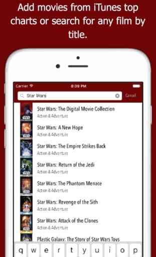 moviElect - Decide Which iTunes Movie or Rental to Watch for TV & Mobile 3