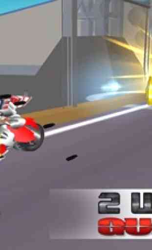 2 Wheel Gunner - Free 3D Ride by Shooting Game 4
