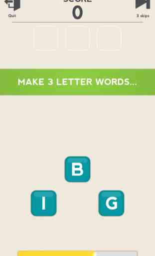 3 Little Letters - Unscramble Text to Find Words 1