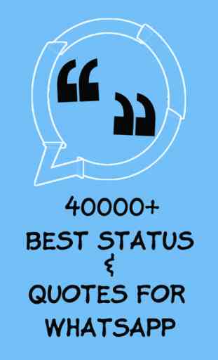 40000+ Best Status & Quotes for WhatsApp 1
