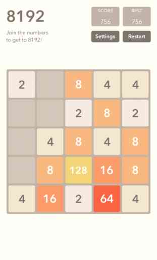 8192 game - swipe to challenge numbers free 1