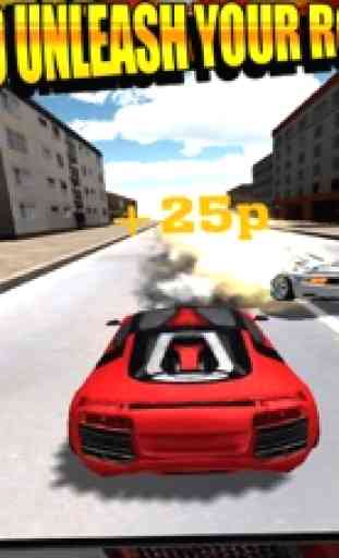 A 3D Car Road Rage Destruction Race Riot Simulator Game 3
