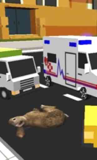 Ambulance Simulator Duty Drive :Pet Rescue 3D 2017 4