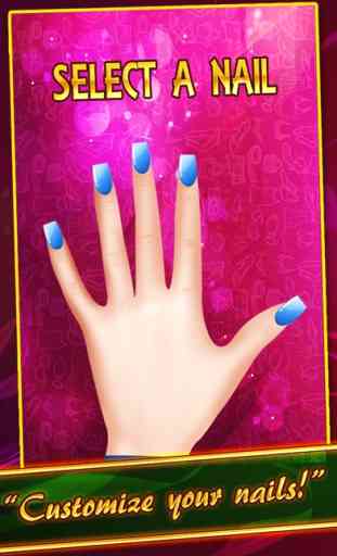 `Awesome Nails Salon Dress Up - Girl Beauty Makeover Spa Free 2
