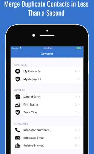 Backup Assistant - Clean, Merge Duplicate Contacts 3